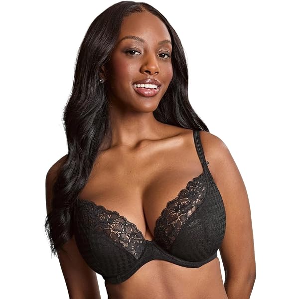 Panache Addison Plunge Bra Underwired Non Padded Halterneck Bras